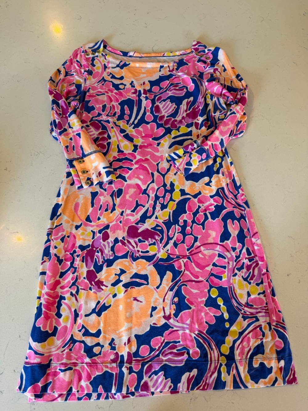 Lilly Pulitzer Sophie Dress UPF 50 Catch & Release L